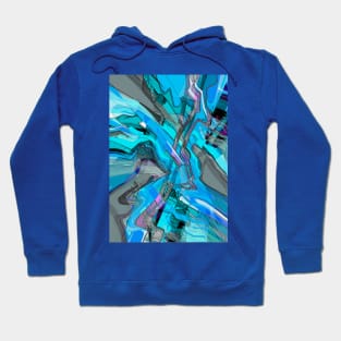 Digital abstract art 1.2 Hoodie